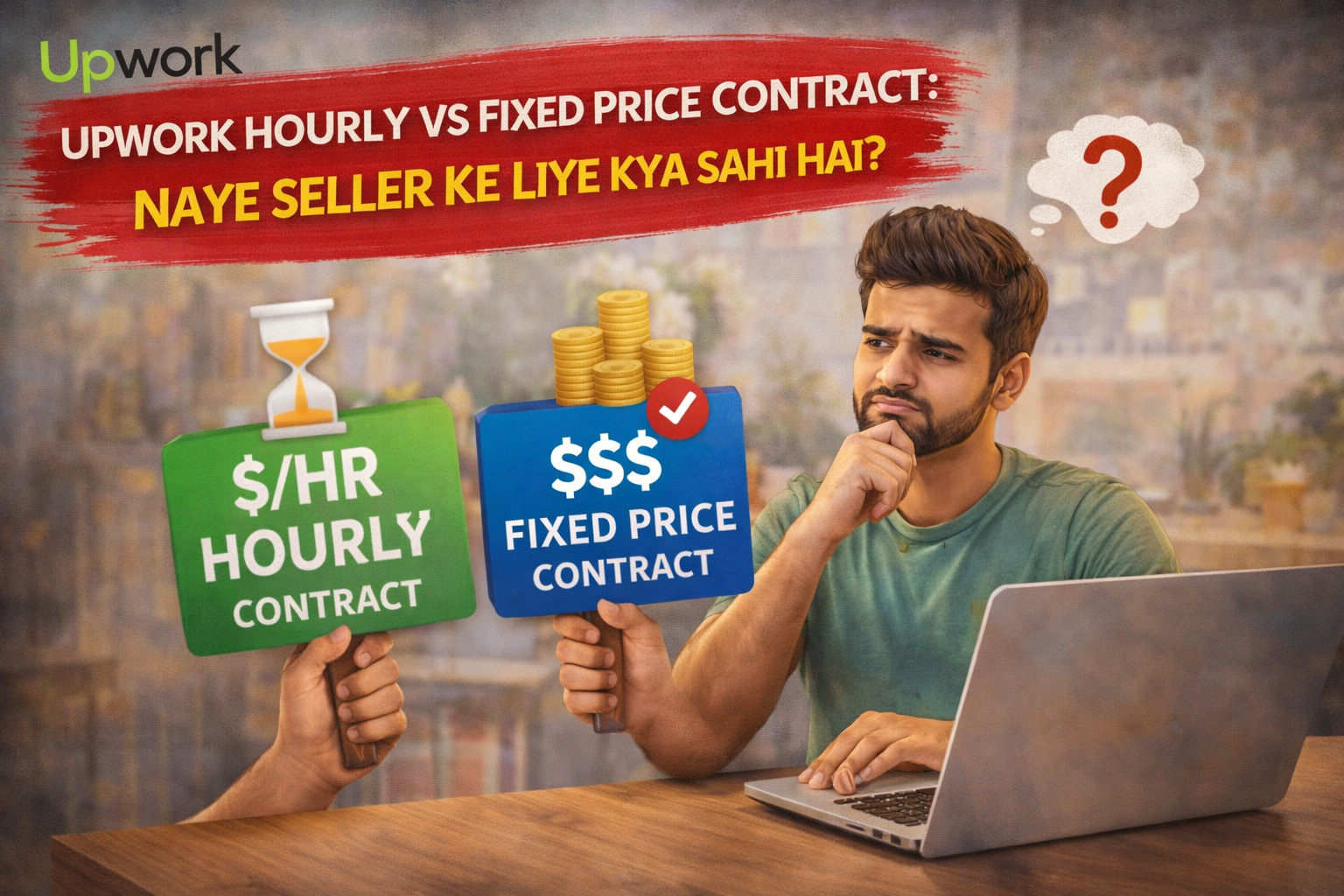 Upwork Hourly vs Fixed Price Contract: Naye Seller Ke Liye Kya Correct Hai 2026