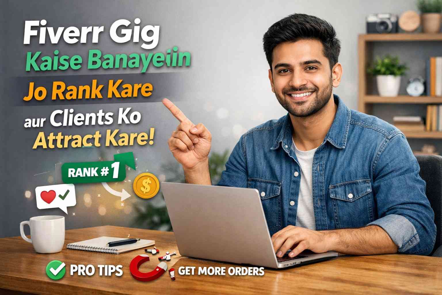 Fiverr Gig Kaise Banayein 2026 – Jo Guaranteed Rank Kare aur Client Ko Attract Kare