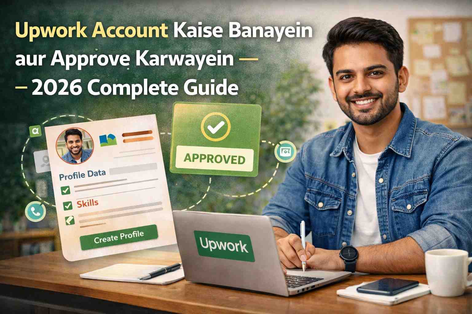 Upwork Account Kaise Banayein aur Approve Karwayein — 2026 Complete Guide
