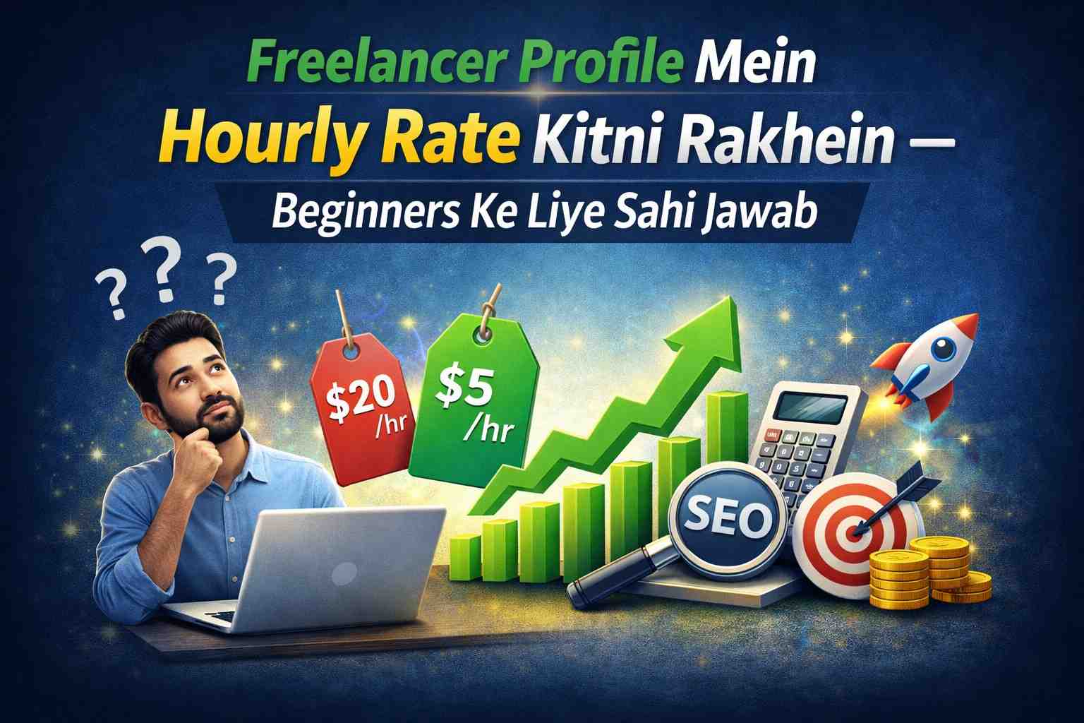 Freelancer Profile Mein Hourly Rate Kitni Rakhein (2026) — Beginners Ke Liye Perfect Pricing Guide