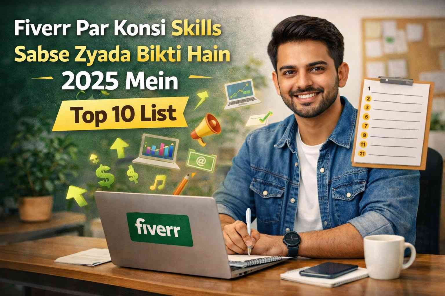 Fiverr Par Konsi Skills Sabse Zyada Bikti Hain 2026 Mein — Top 10 List