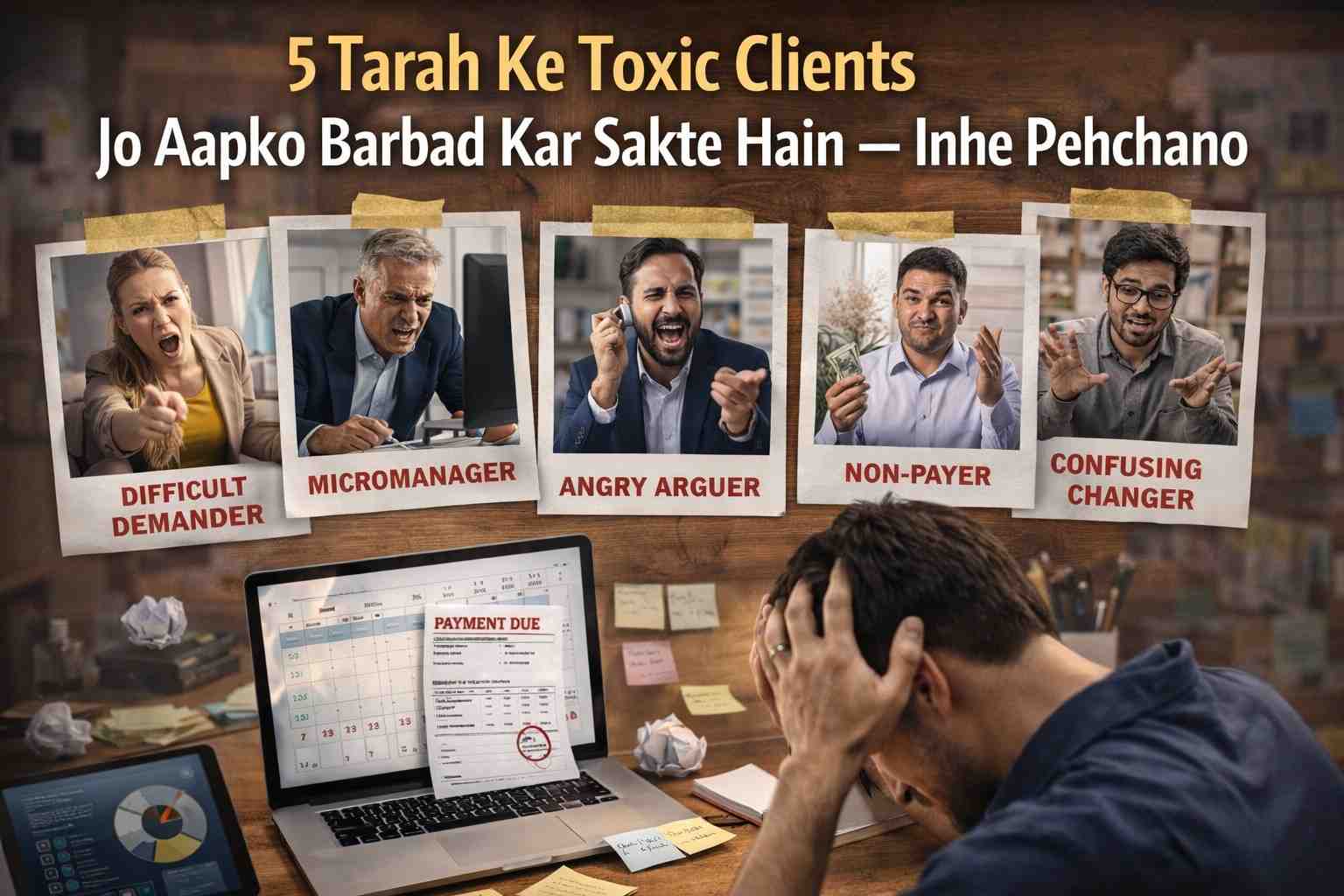 5 Tarah Ke Toxic Clients Jo Aapko Barbad Kar Sakte Hain — Inhe Pehchano